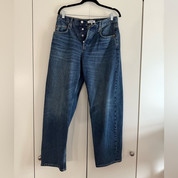 Re/done low rise loose jeans - Picture 2 of 6